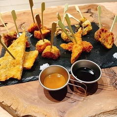 串カツの盛り合わせ