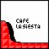 cafe la siesta カフェ ラ シエスタのロゴ