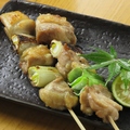 料理メニュー写真 北海道産 厚真鶏の鶏串