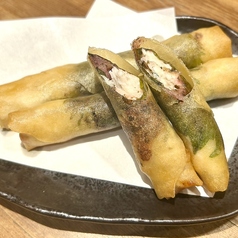 ささみの梅しそスティック春巻き