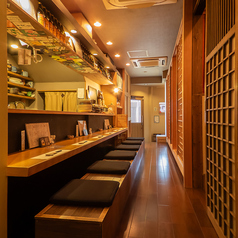 カウンター上にはその日のオススメが♪