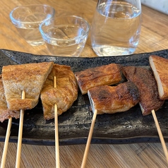 おでん屋のはんぺん串焼き