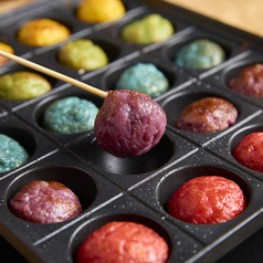 レインボーたこ焼き