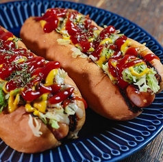 ボリューム満点のホットドッグ♪の写真