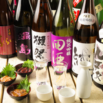 日本酒飲み比べできます