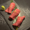 料理メニュー写真&nbsp;肉寿司(赤身)