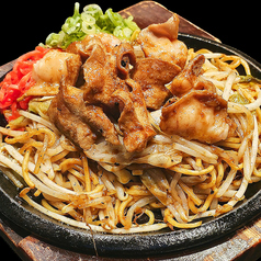 牛ホルモン焼きそば