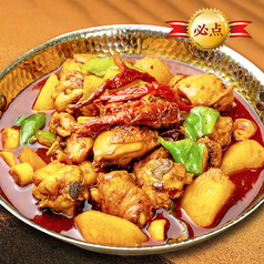 【名物】大皿鶏肉炒め