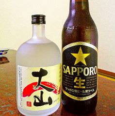 ビールや焼酎などご用意しております！