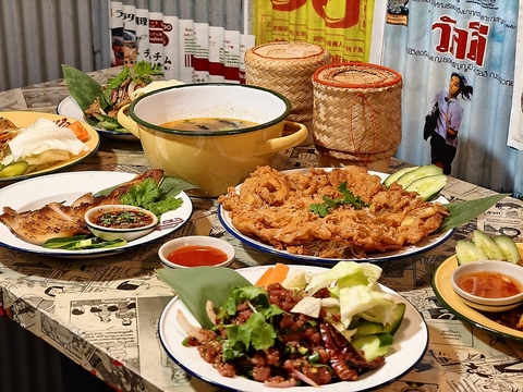 タイの東北地方の豊かな食文化を体験できるタイ料理専門店です♪
