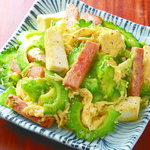 沖縄料理といえば≪ゴーヤチャンプル≫アラカルトでもご用意しております！　※画像は一例です