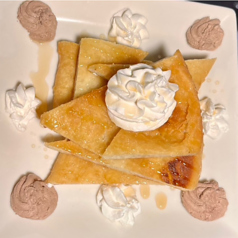 ナンを使用したアイスナンケーキ