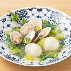 小蕪と蛤 炊き合わせ