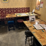 ゆったりテーブル席で各種飲み会！最大15名迄