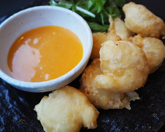海老の自家製ウニソース焼き