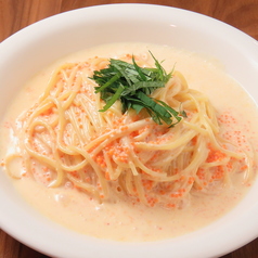 うに＆とび子のクリームスパゲティー