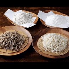 そばを田舎蕎麦 または 更科蕎麦に変更