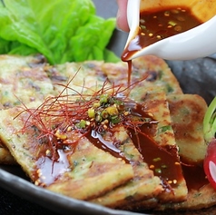 豚肉と野菜のチヂミ