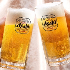 当店のビールはアサヒスーパードライ！