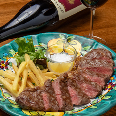 京モリタ屋さんのぶどう牛サーロインのビステッカ