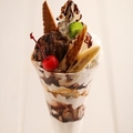 料理メニュー写真&nbsp;チョコバナナパフェ
