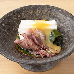 蛍烏賊と独活のからし酢味噌和え