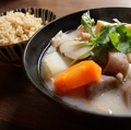 料理メニュー写真&nbsp;粕汁と玄米