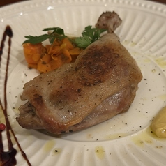 しっとり鴨肉のコンフィー