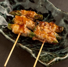 おくら豚巻き串/アスパラ豚巻き串