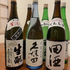 日本酒・焼酎、種類豊富にご用意しております。