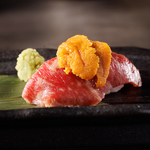 大人気の肉寿司は数量限定！！肉厚のとろける和牛肉寿司を是非ご賞味ください！