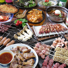 炭火焼きぐるぐるのコース写真