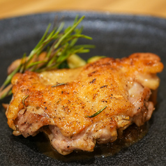 北海道産地鶏のディアボラ風チキンソテー