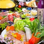 長崎県産の魚を使用した、新鮮だからこそ味わえる“魚しゃぶ”はコースにてご用意しております！