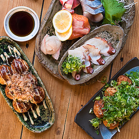 蛸焼き 炭火 満家