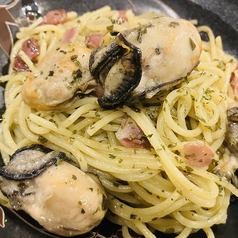 牡蠣とアンチョビのペペロンチーノ