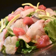 鮮魚のカルパッチョサラダ仕立て