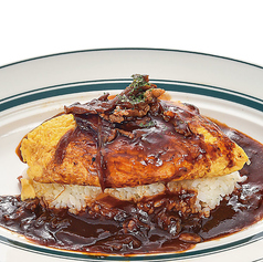 牛肉のデミグラスオムライス