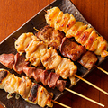 料理メニュー写真&nbsp;焼き鳥5本盛り