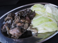 柔らか鶏ももの炭火焼