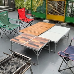 炭良ホルモン屋上BBQのコース写真