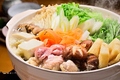 料理メニュー写真&nbsp;豆腐チゲ/豚チリ鍋/つくね鍋/地鶏鍋
