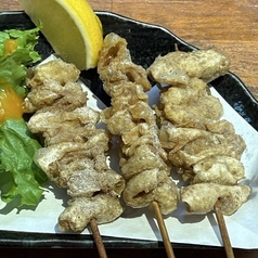 とり皮パリパリ串揚げ