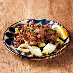 牛タンこま切れ白葱焼き