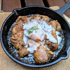 チーズソースBBQチキン