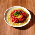 料理メニュー写真&nbsp;ねぎ塩牛タンユッケ