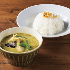 鶏のグリーンカレー