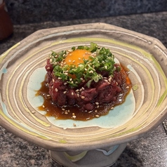 桜ユッケ(馬肉)