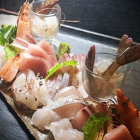 天然魚刺身盛り合わせ