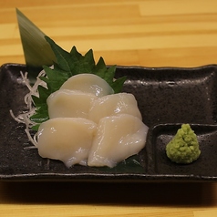 ホタテ刺身